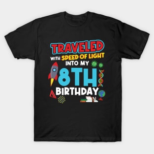 8. Birthday - Science Birthday T-Shirt